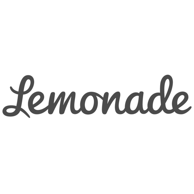 Lemonade digital home and renters insurance logo